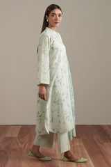 SOFT GREEN-2PC (SHIRT & DUPATTA)