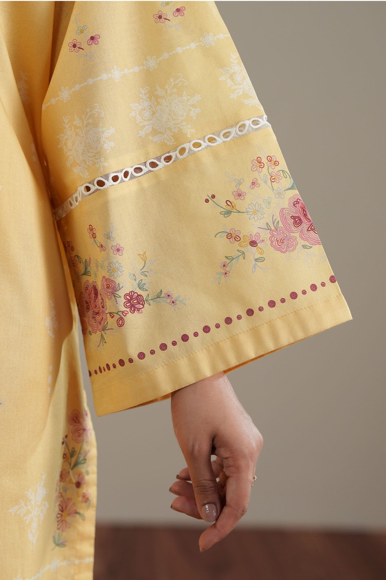 GARNET BLOOM-2PC (SHIRT & TROUSER)