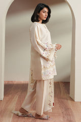 IVORY MOSIAC-3PC EMBROIDERED LAWN SUIT