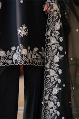 RAVEN MUSE-3PC EMBROIDERED LAWN SUIT