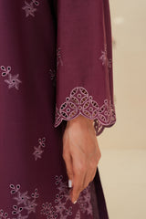 PLUM LUXE-3PC CHIKANKARI SUIT