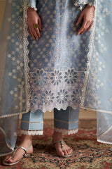 PETAL HAZE-3PC CHIKANKARI SUIT