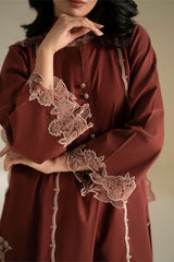 MUSKY FOREST-3PC (SHIRT, TROUSER & DUPATTA)