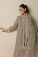 PURITAN GRAY -3PC (SHIRT, TROUSER & DUPATTA)