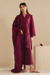 ORCHID DREAM-3PC (SHIRT,TROUSER & DUPATTA)