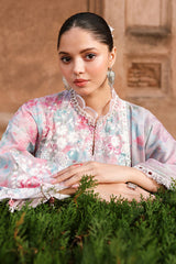 VELVET DUSK-3PC PRINTED & EMBROIDERED LAWN SUIT