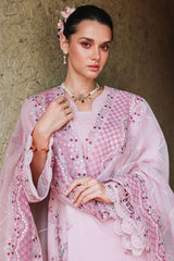 LAVENDER LUXE-3PC EMBROIDERED LAWN SUIT
