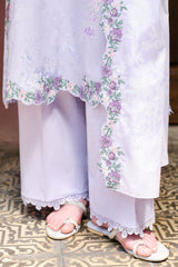 CRYSTAL GLAZE-3PC EMBROIDERED LAWN SUIT