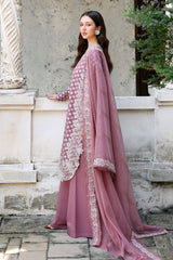 ASH ROSE -3PC (SHIRT, TROUSER & DUPATTA)