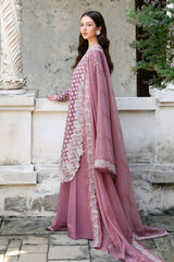 ASH ROSE-3PC EMBROIDERED JACQUARD SUIT