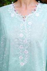 SUMMER BREEZE-3PC EMBROIDERED LAWN SUIT