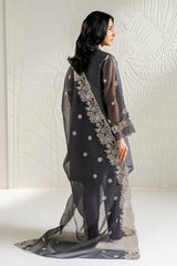 NAVY GLEAM -2PC (SHIRT & DUPATTA)