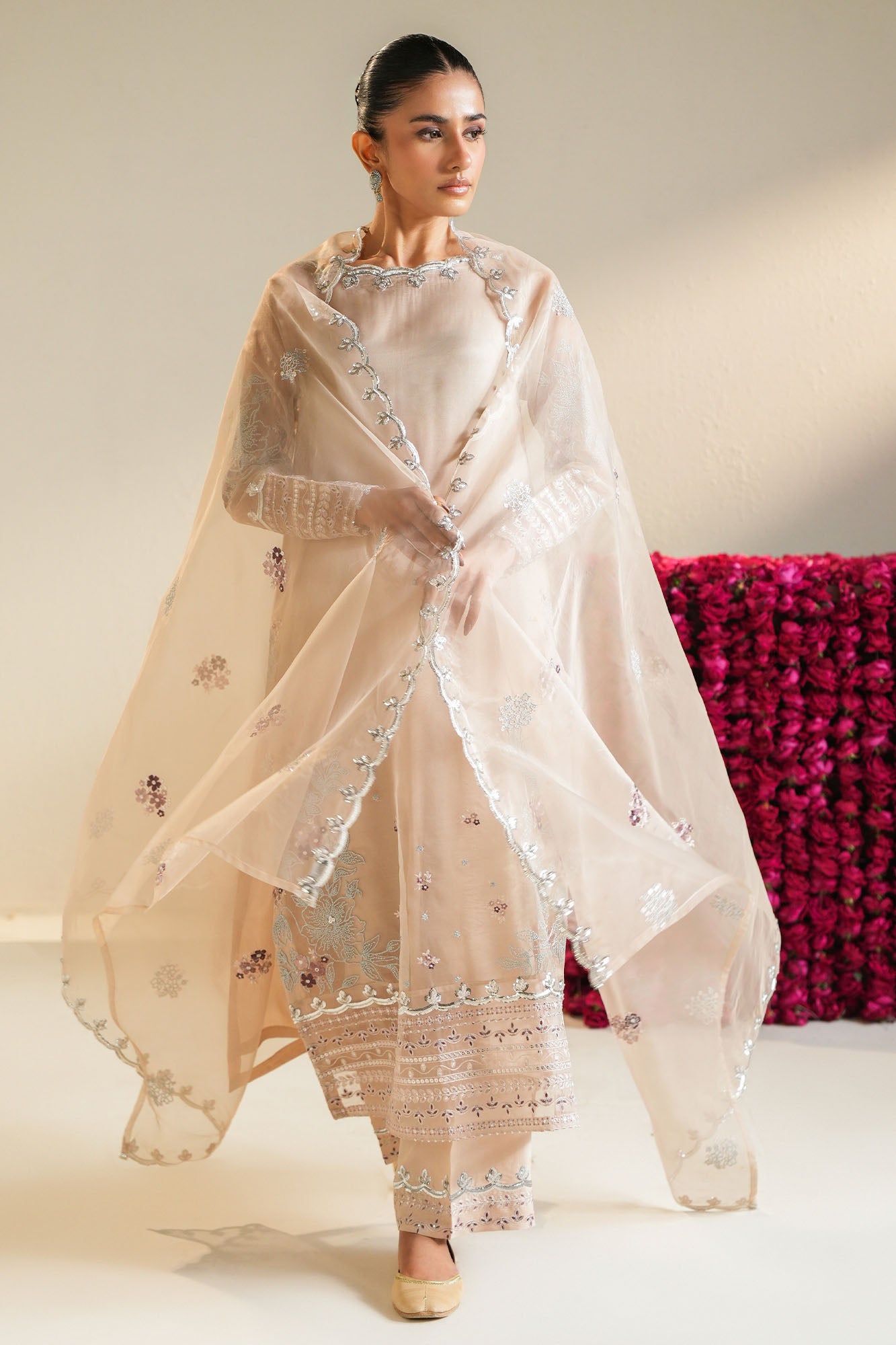 MOONLIT DUNE-3PC (SHIRT, TROUSER & DUPATTA)