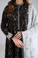 NOIR REIGN-2PC (SHIRT & DUPATTA)