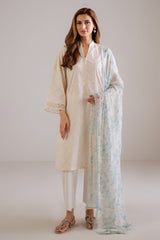 PORCELAIN SKY-2PC (SHIRT & DUPATTA)