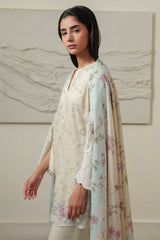 FLORAL DUSK-3 PIECE PRINTED LAWN SUIT