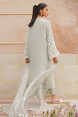 AQUA SPARKLE-3PC (SHIRT, TROUSER & DUPATTA)
