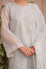 SAPPHIRE SERENADE-3PC (SHIRT, TROUSER & DUPATTA)