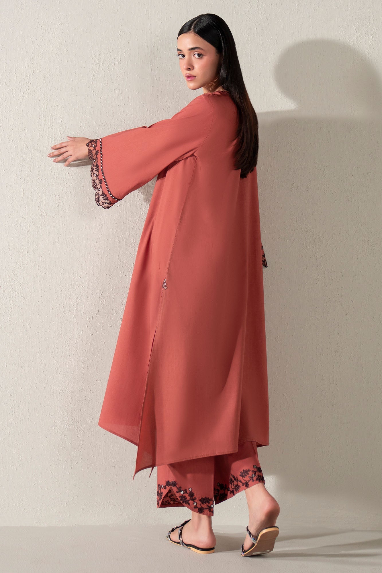 BURNT CLAY -2PC (SHIRT & TROUSER)