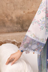 VINTAGE PETAL-3PC PRINTED LAWN SUIT