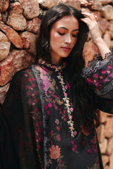 SHADOW GRACE-3PC EMBROIDERED LAWN SUIT