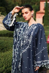 MIDNIGHT AURA-3PC EMBROIDERED LAWN SUIT