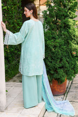 SUMMER BREEZE-3PC EMBROIDERED LAWN SUIT