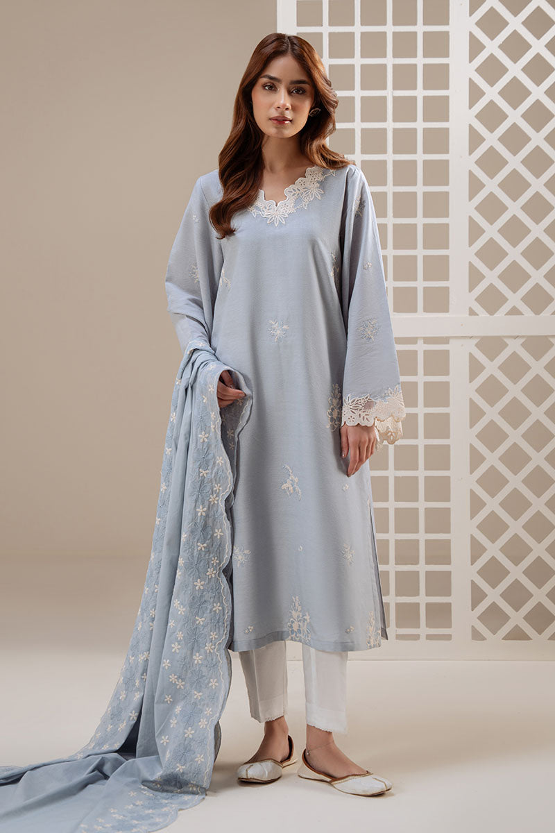 BLUE MIST-2PC (SHIRT & DUPATTA)