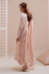 ROSE DUST-3PC (SHIRT, TROUSER & DUPATTA)