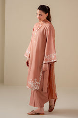 SAND CLAY-3PC (SHIRT, TROUSER & DUPATTA)