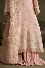 FLORAL MEADOW-3PC SILK EMBROIDERED SUIT