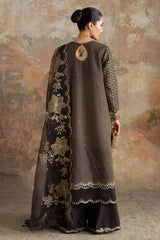 RUSTIC GARLAND-3PC SILK EMBROIDERED SUIT