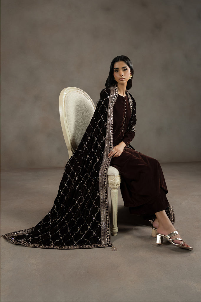 STONE BROWN-SHAWL