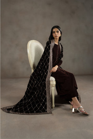 STONE BROWN-SHAWL