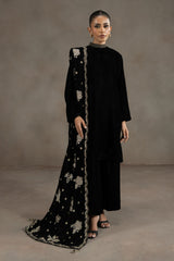 PEARL BLACK-SHAWL