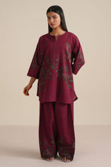 RUBY WAVE-2PC KHADDAR PRINTED SUIT