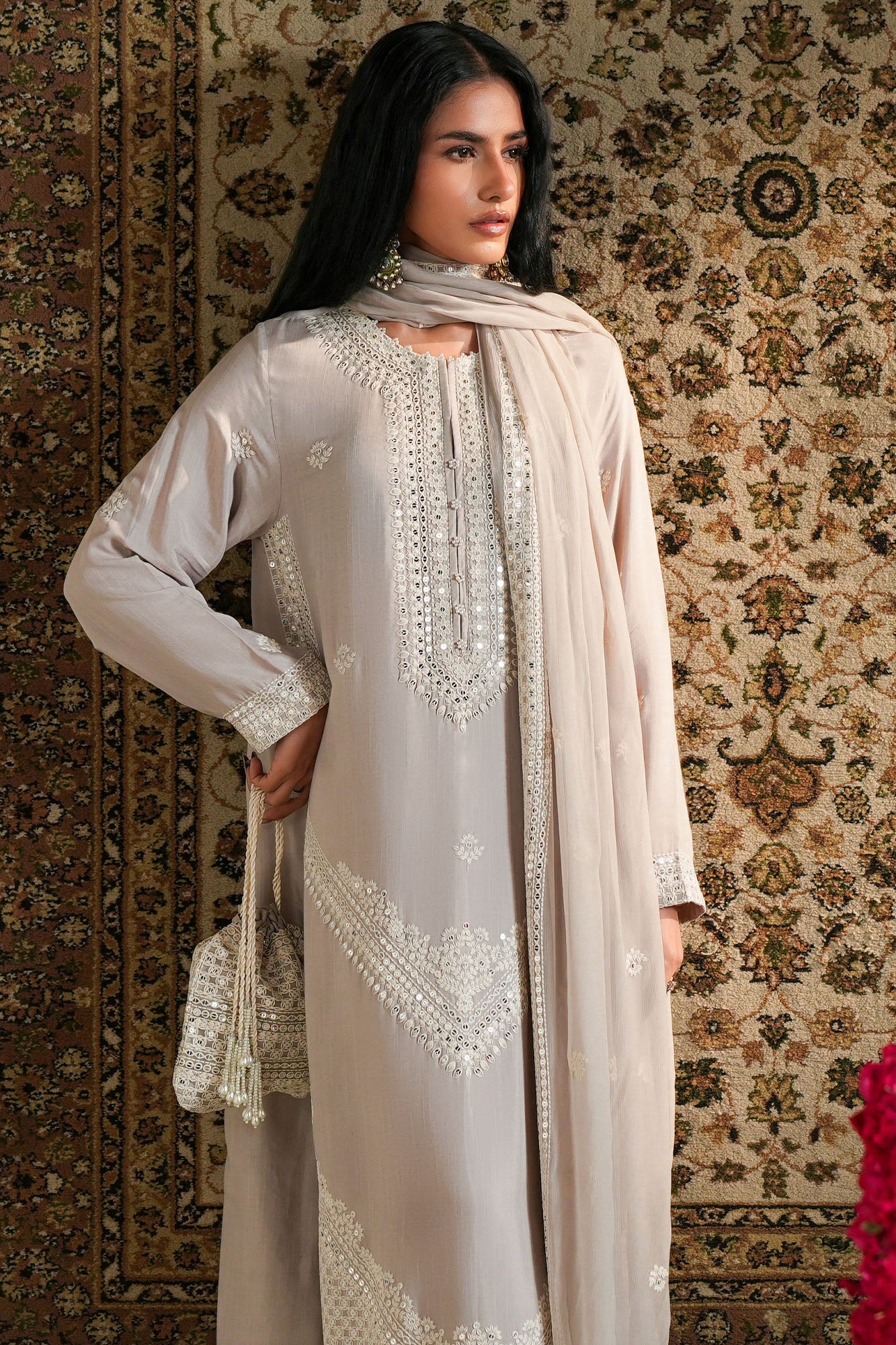CELESTIAL ICE-2PC (SHIRT & DUPATTA)