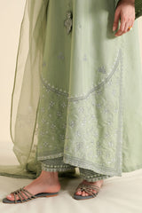 SILVER SAGE-3PC (SHIRT, TROUSER & DUPATTA)