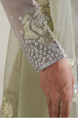 RADIANT JADE -3PC SILK EMBROIDERED SUIT