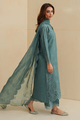 FLEUR WHISPER-3PC CHIKANKARI SUIT