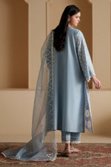 PETAL HAZE-3PC CHIKANKARI SUIT