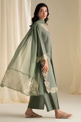 DESERT SAGE-3PC (SHIRT, TROUSER & DUPATTA)
