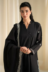 BLACK AMBER-2PC (SHIRT & DUPATTA)