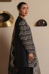 SHADOW STRIPES-3PC (SHIRT, SHALWAR & DUPATTA)