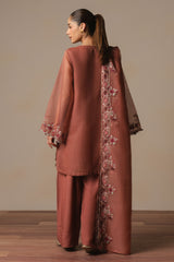 BLOOMING CLAY-3PC (SHIRT, TROUSER & DUPATTA)