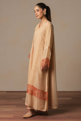 LIGHT TAUPE-3PC (SHIRT, TROUSER & DUPATTA)