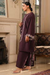 ROYAL PRUNE-2PC (SHIRT & DUPATTA)