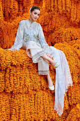 LILAC WHISPER-3PC PRINTED & EMBROIDERED LAWN SUIT