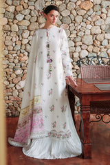GARDEN IVORY-3PC EMBROIDERED LAWN SUIT