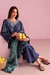 OCEAN DROP-3PC PRINTED LAWN SUIT